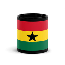 Load image into Gallery viewer, Ghana Flag Mug (Black)